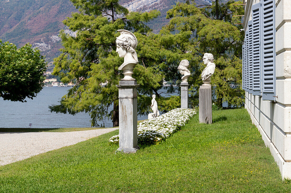 Villa Melzi und seine Gärten, Bellagio, Comer See, Lombardei, Italien