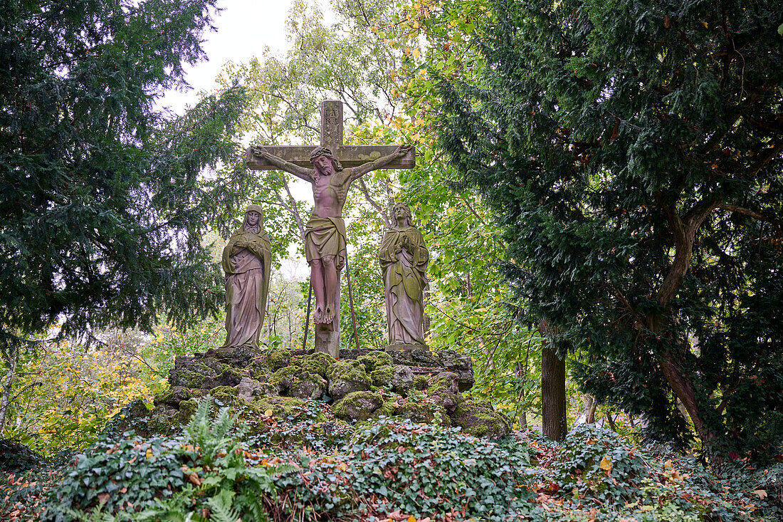 Crucifixion group of the Apollinariskirche Remagen, Rhineland-Palatinate, Germany