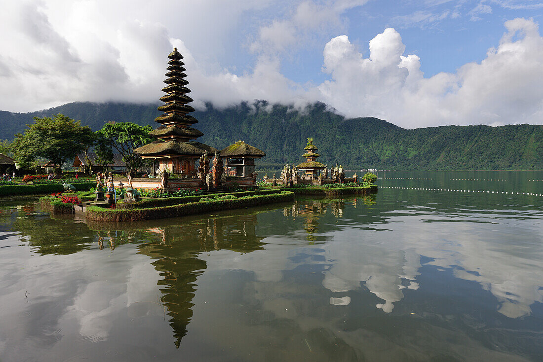 The Bratan Temple in Bali, Indonesia.
