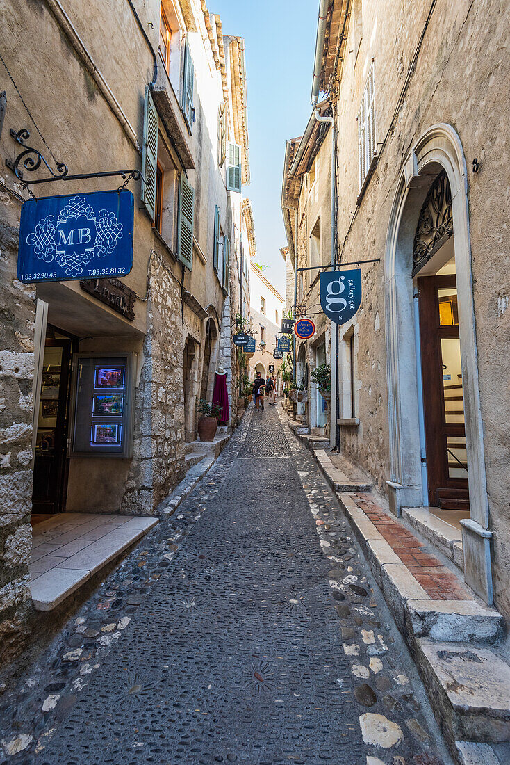 Alley in Saint-Paul-de-Vence in Provence, France