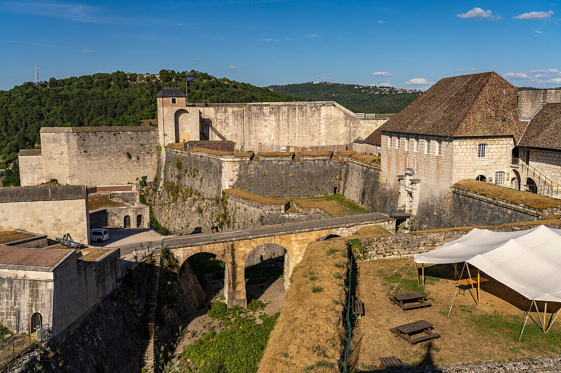 UNESCO Welterbe Zitadelle von Besancon, Bourgogne-Franche-Comté, Frankreich, Europa