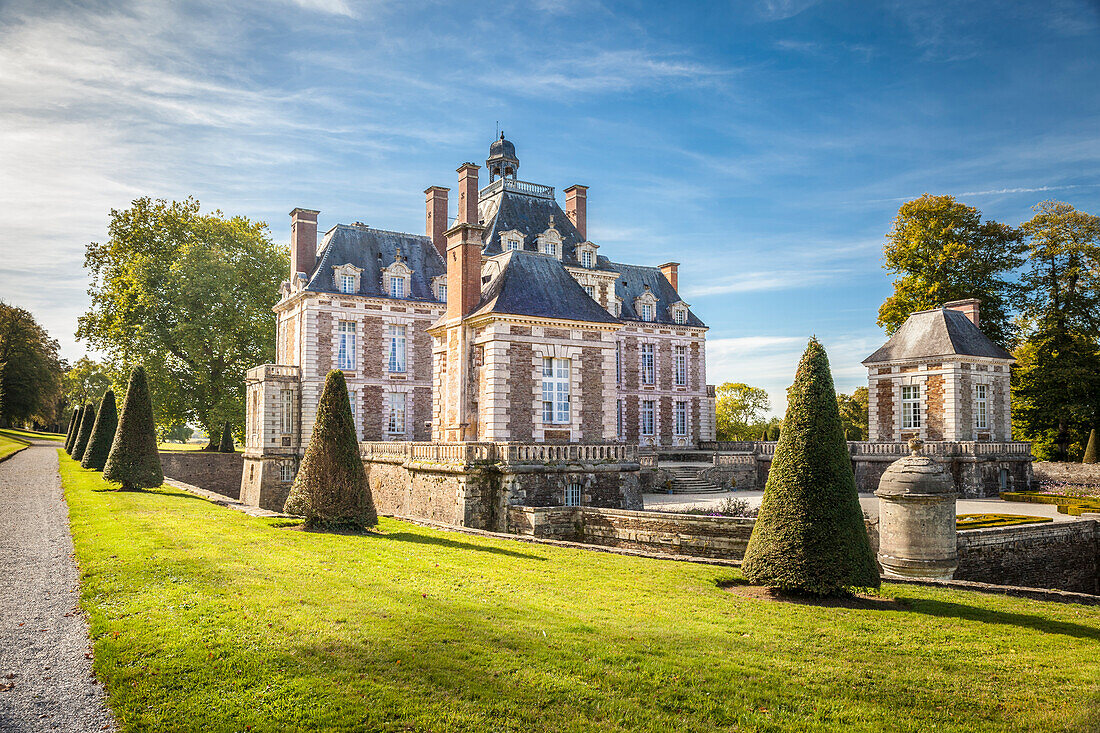 Park and Chateau Balleroy, Calvados, Normandy, France