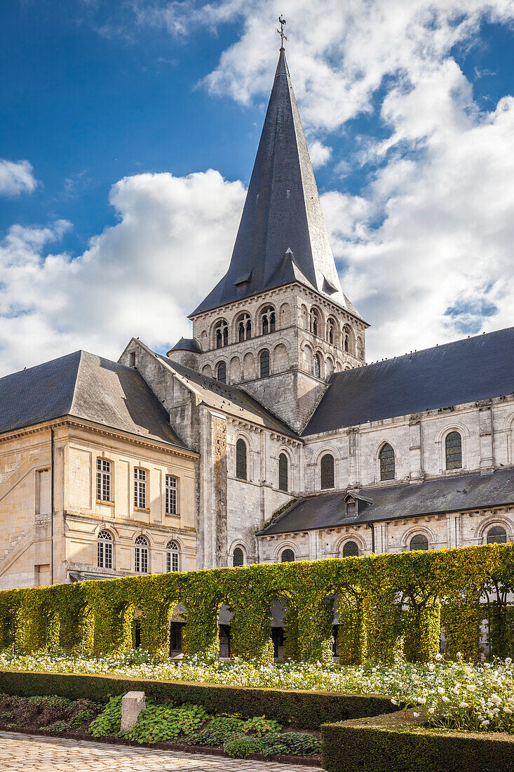 Saint-Georges Monastery, Saint-Martin-de-Boscherville, Seine-Maritime, Normandy, France