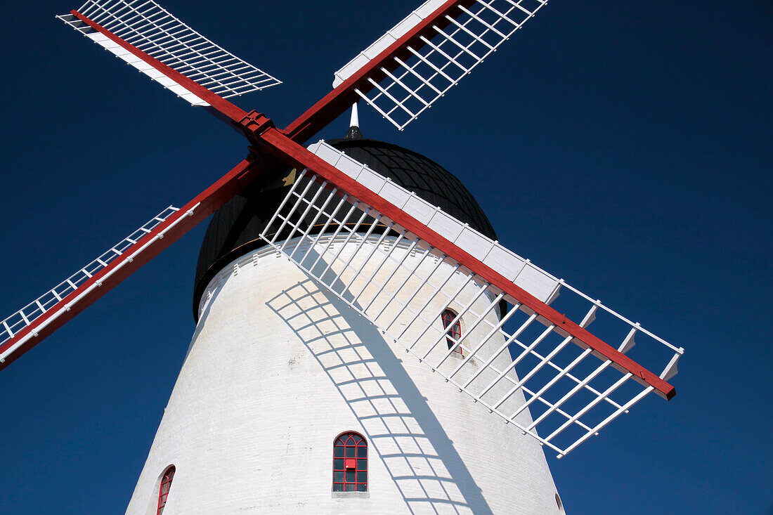 Windmill Gudhjem Molle in Gudhjem on Bornholm, Denmark