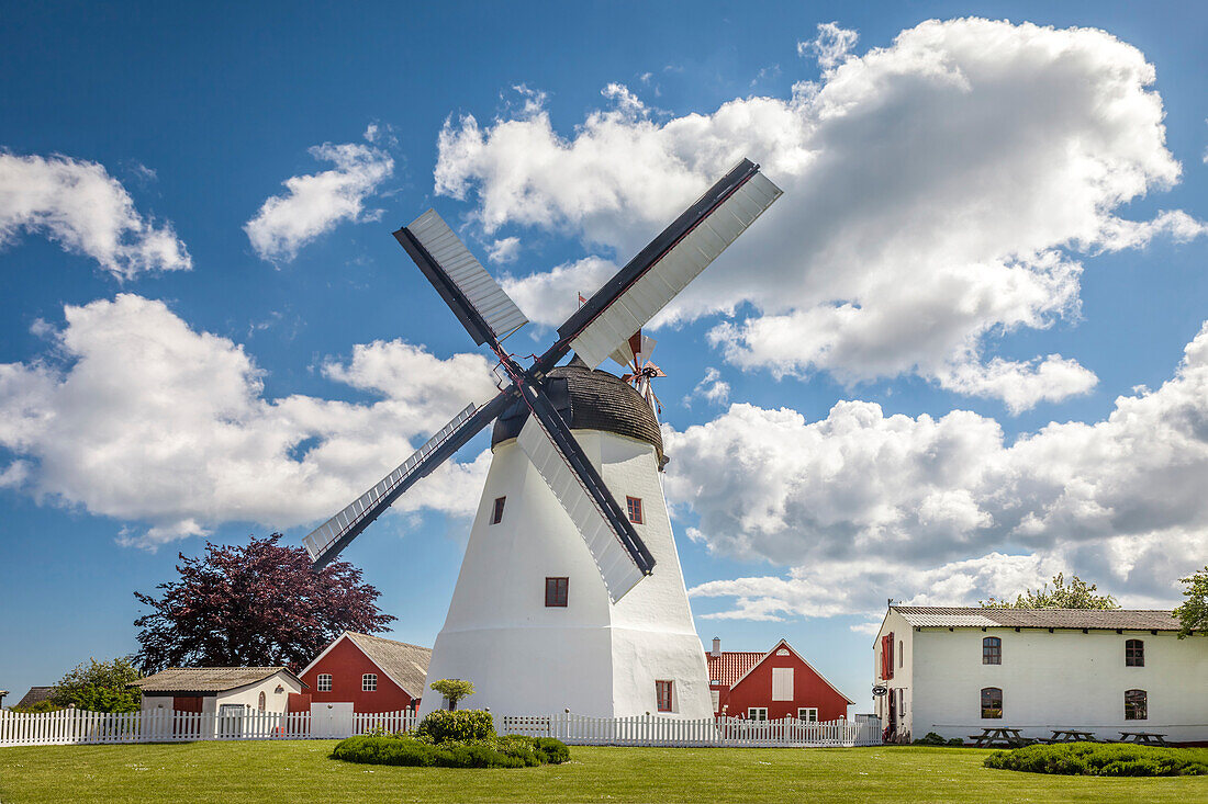 Windmühle Arsdale Molle auf Bornholm, Dänemark