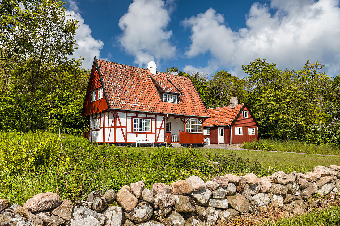 Summer house idyll on Bornholm, Denmark