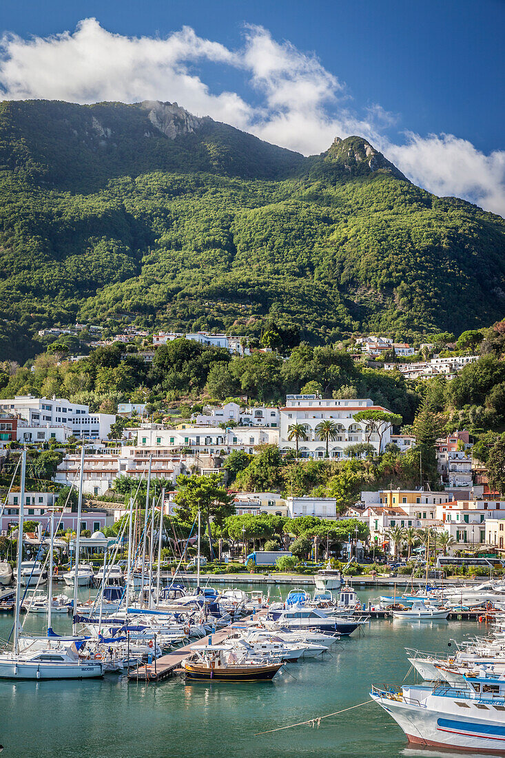 Hafen von Casamicciola Terme, Ischia, Golf von Neapel, Kampanien, Italien