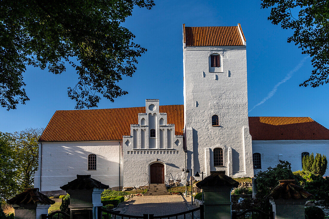 Die  Kirche von Humble, Insel Langeland, Dänemark, Europa 