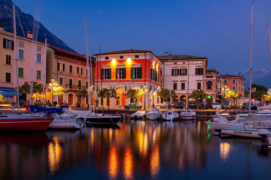 Blue Hour in Gargnano, Lake Garda, Italy