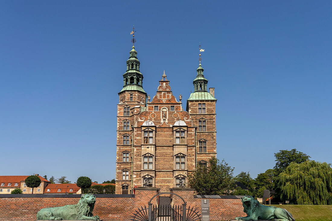 Rosenborg Castle in Copenhagen, Denmark, Europe