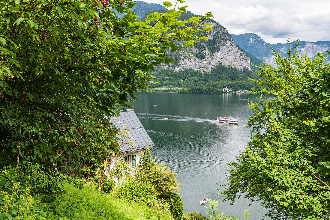 Hallstätter See im Salzkammergut, Oberösterreich, Österreich
