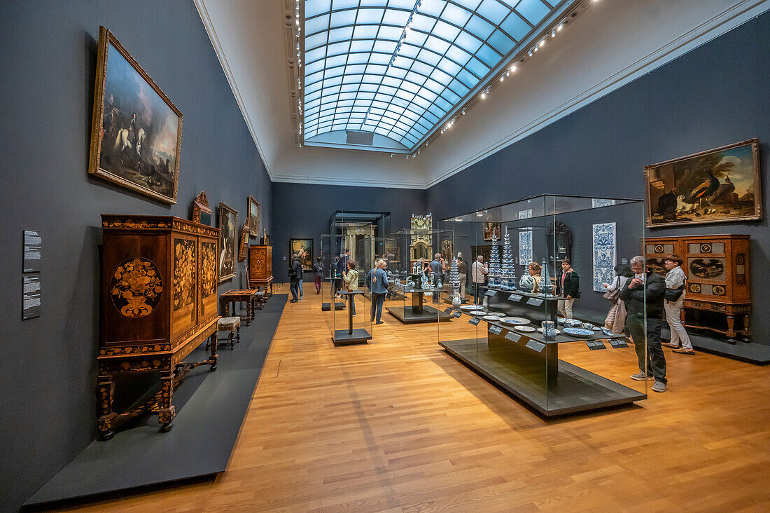 Ausstellungsraum im Rijksmuseum, Amsterdam, Benelux, Beneluxstaaten, Nordholland, Noord-Holland, Niederlande