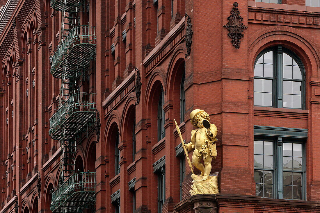 German arch style Puck Building, Nolita, Manhattan, New York, New York,