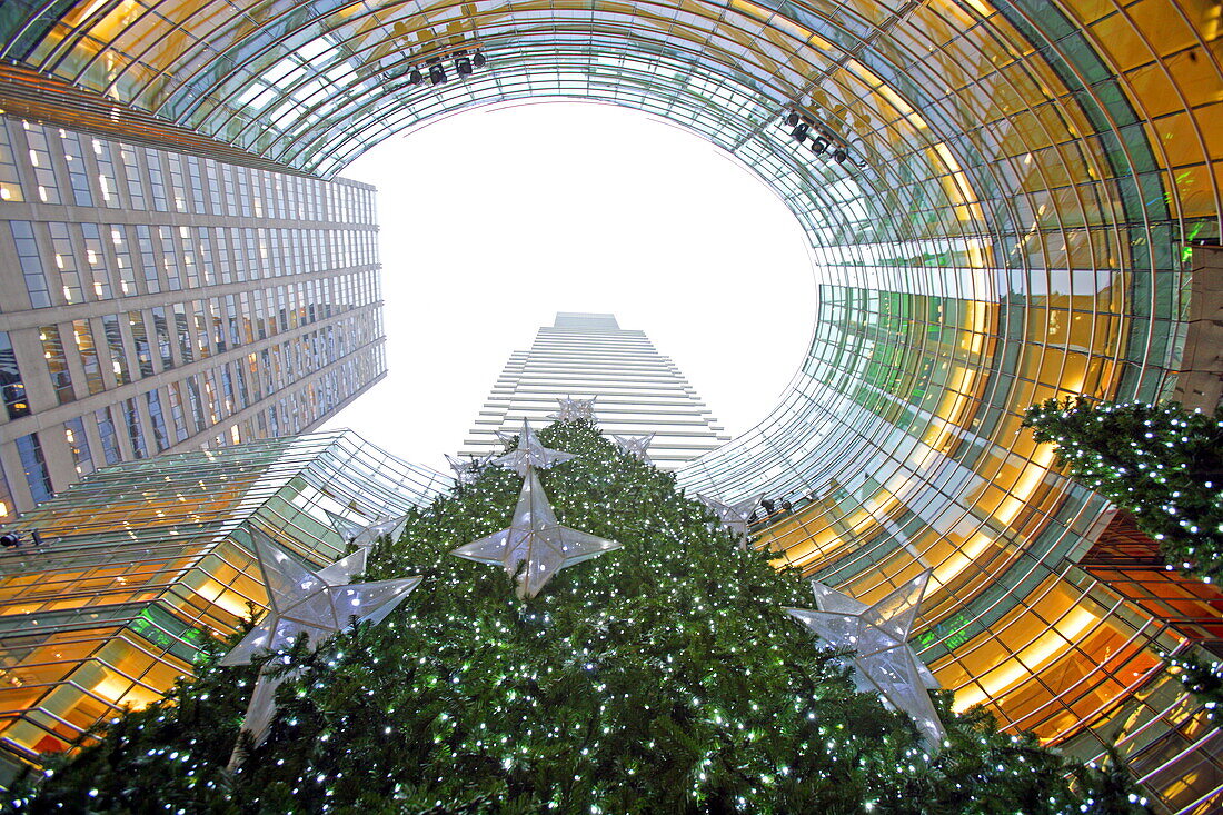 Christmas Tree, Time Warner Center, Manhattan,New York, New York, USA