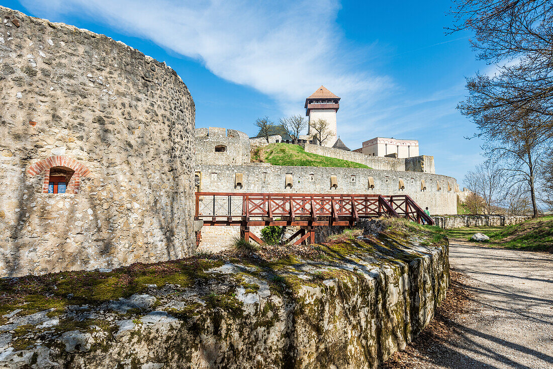 Trencin Castle in Trencin, Western Slovakia, Slovakia