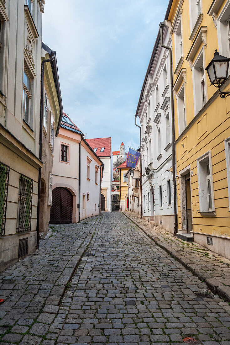 Alley in Bratislava, Slovakia