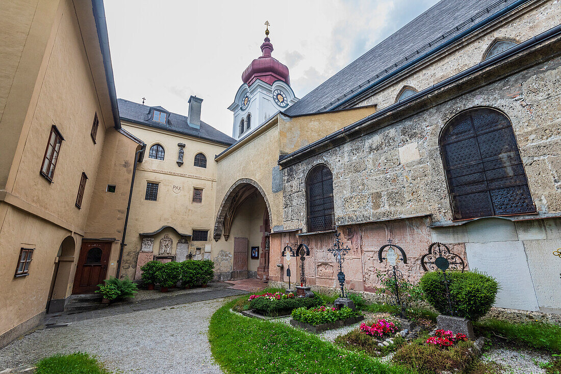 Nonnberg Abbey in the city of Salzburg, Austria
