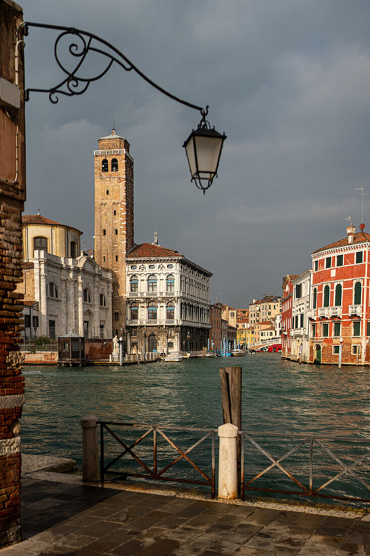 Venice - View over the Grand Canal to the Church of San Geremia