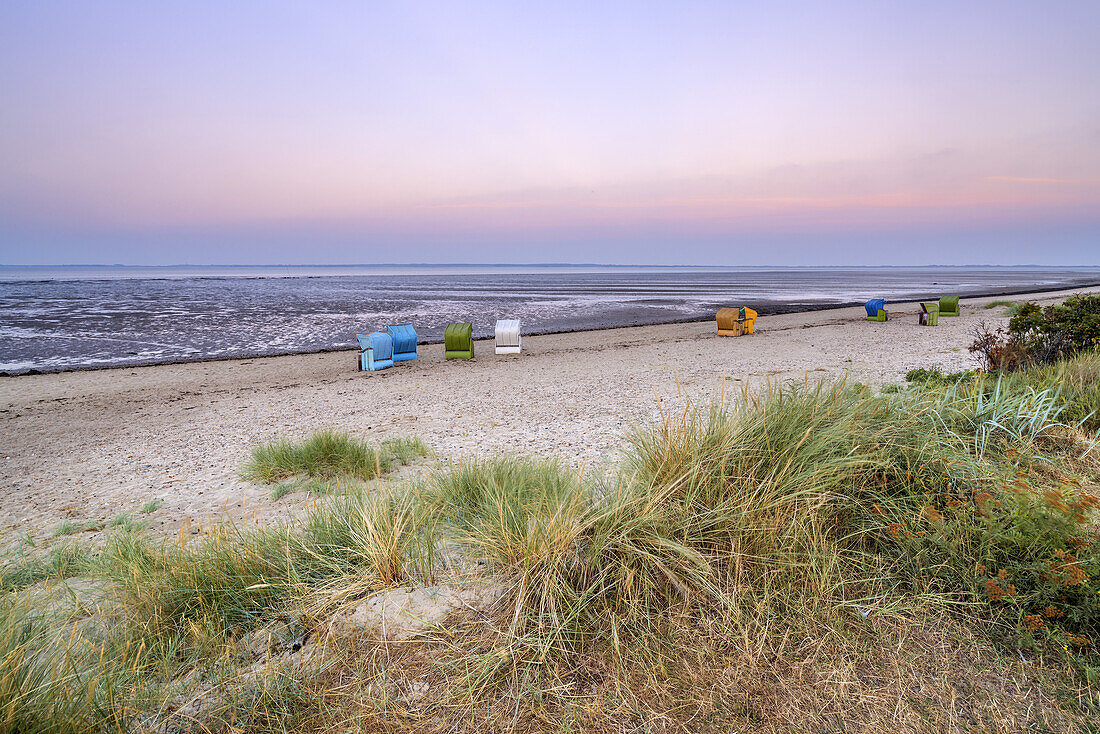 Beach near Utersum, Foehr Island, Schleswig-Holstein, Germany