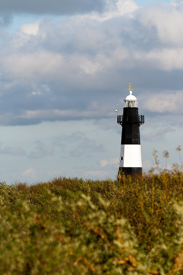 The lighthouse of Breskens in the Zeeland province of the Netherlands.