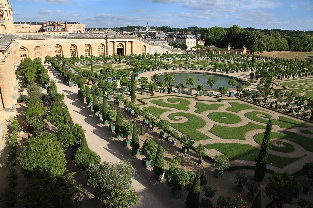 Orangerie, Schloss und Gärten Versailles, Paris, Frankreich