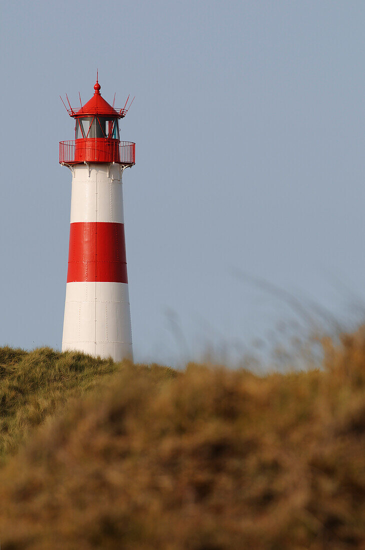 Leuchtturm Ostellenbogen, Sylt, Nordfriesland, Nordsee, Schleswig-Holstein, Deutschland