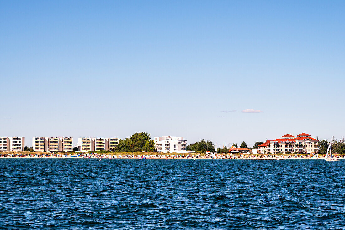 View of Burgtiefe, Fehmarn Island, Ostholstein, Schleswig-Holstein, Germany