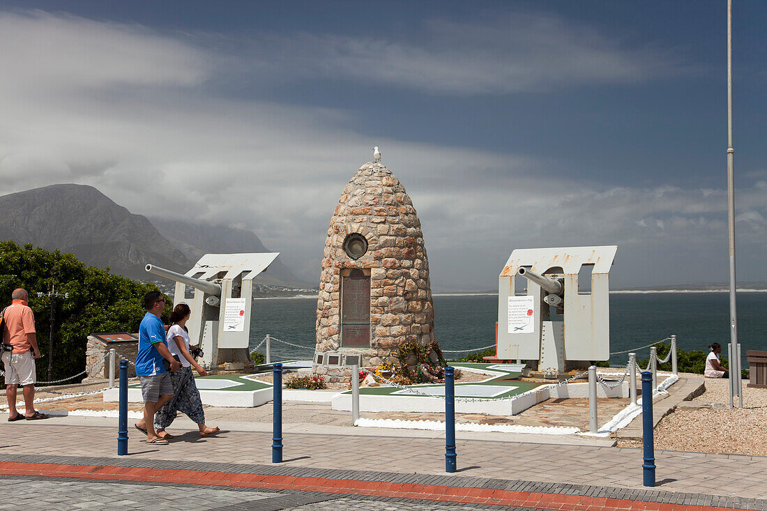 Kriegsdenkmal in Hermanus, Westkap, Südafrika