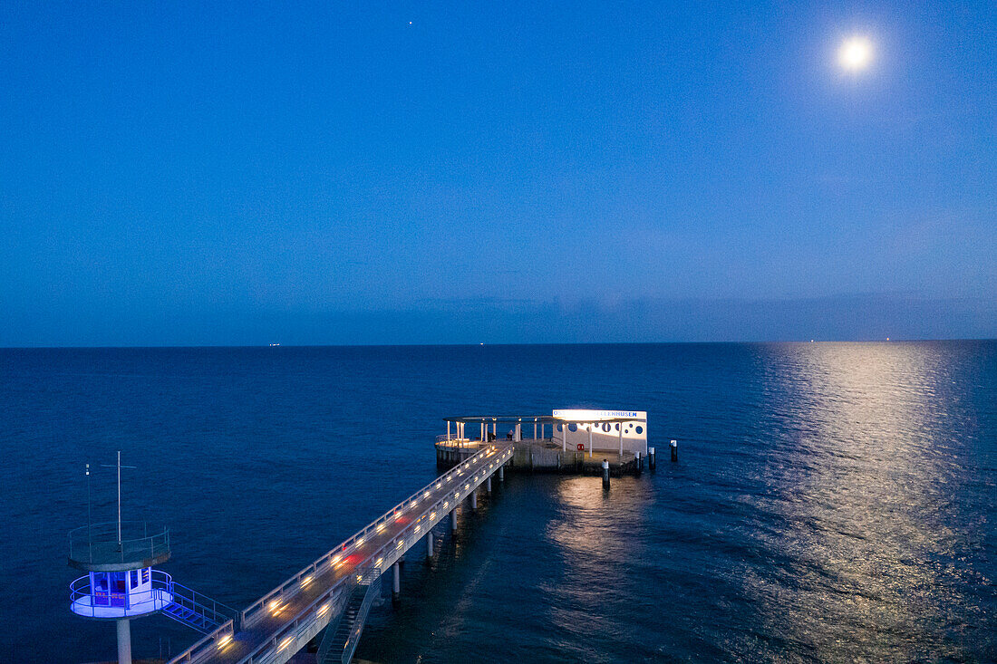 Beach Bridge of Kellenhusen, Baltic Sea, Schlaeswigholstein, Germany, Europe