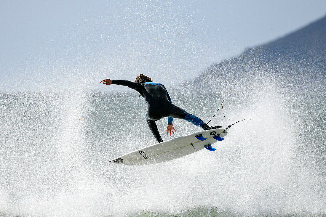 Surfer am Strand