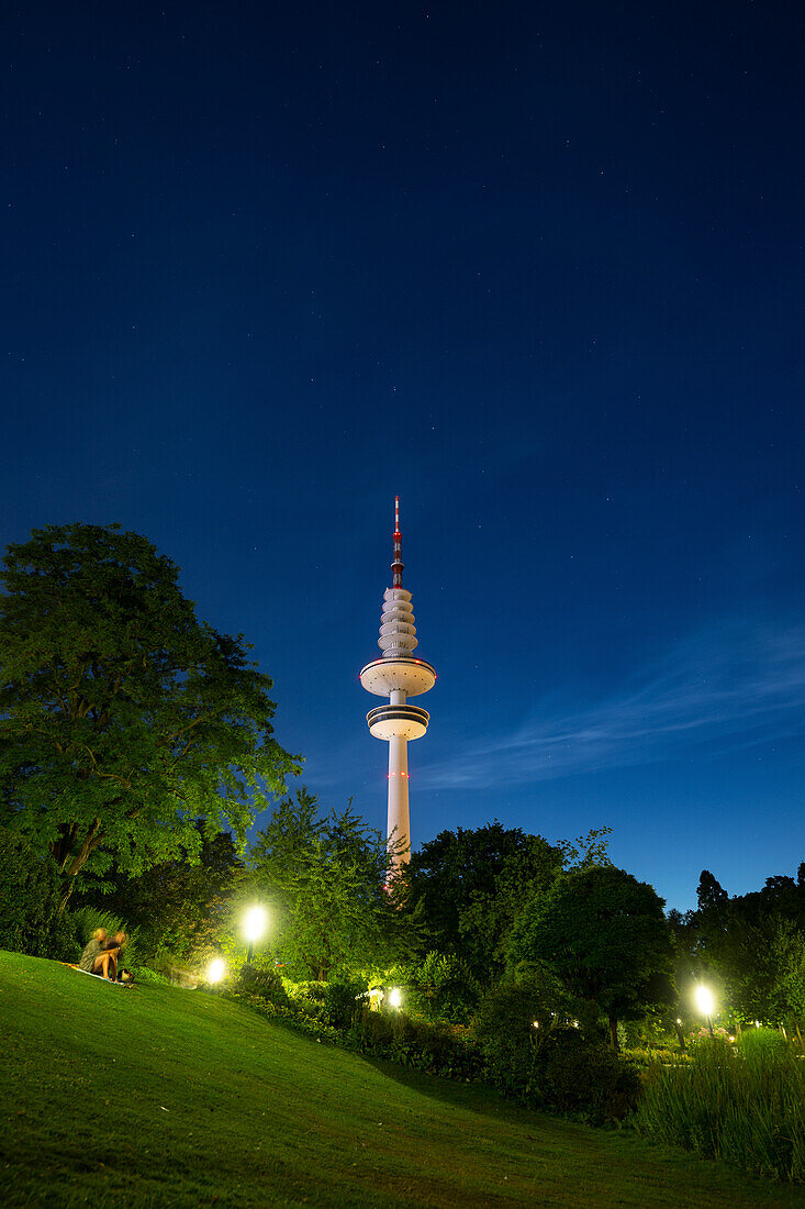 Wasserspiele Konzert im Park Planten un Blomen in Hamburg, Deutschland, Europa