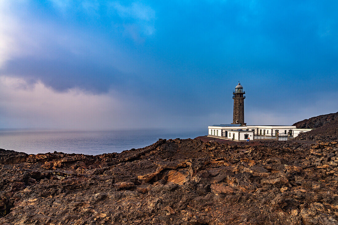 Leuchtturm am Punto de Orchilla, El Hierro, Kanarische Inseln, Spanien 