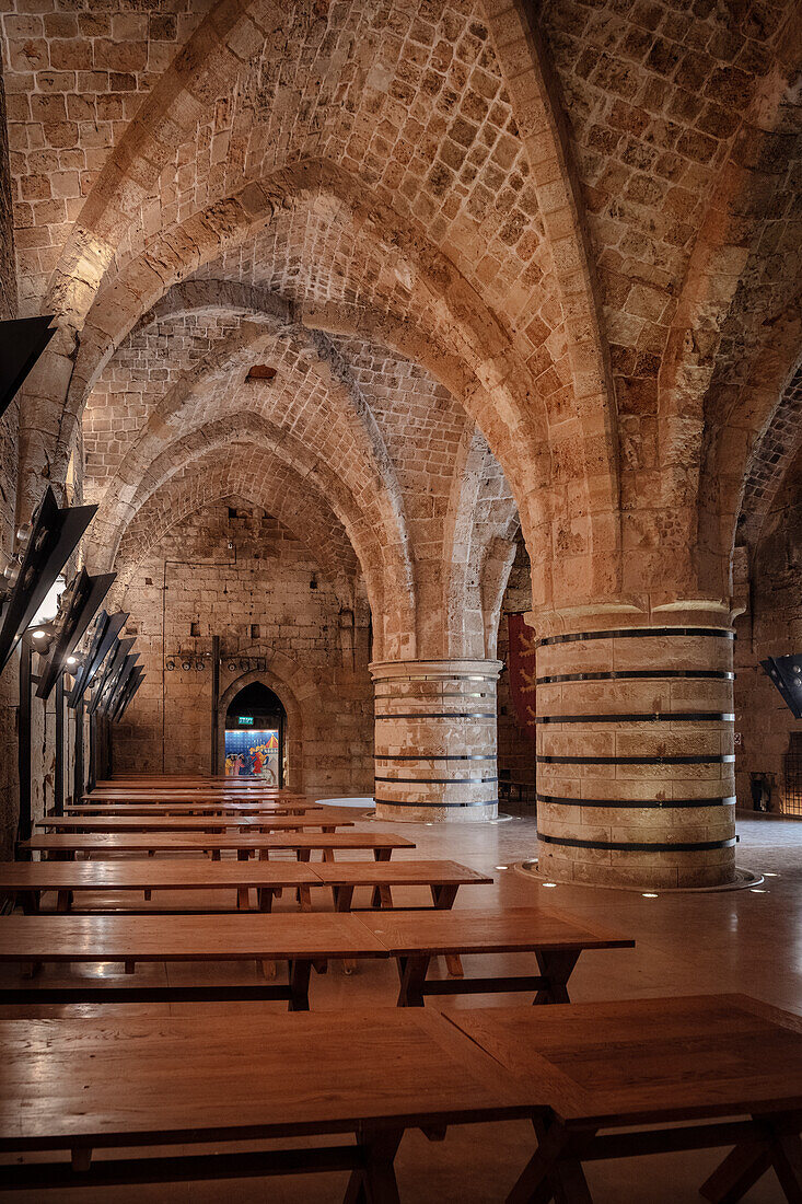 Citadel of Acre (also Akko), Israel, Middle East, Asia