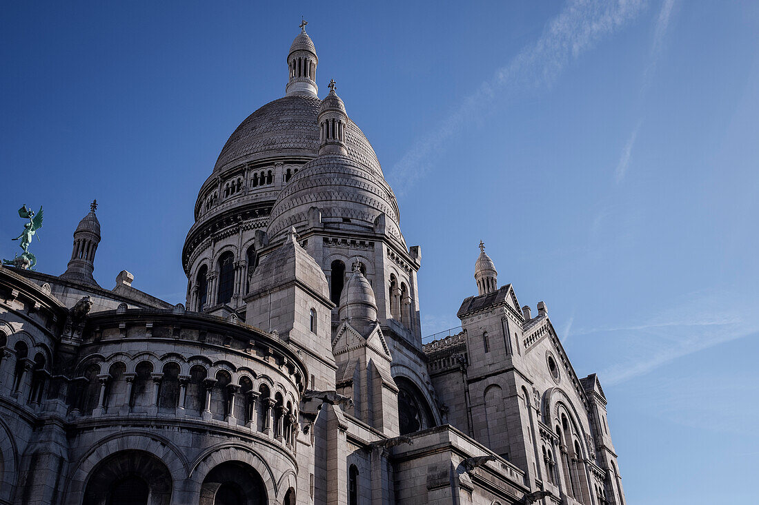 Basilika "Sacré-Cœur de Montmartre", Hauptstadt Paris, Ile de France, Frankreich 