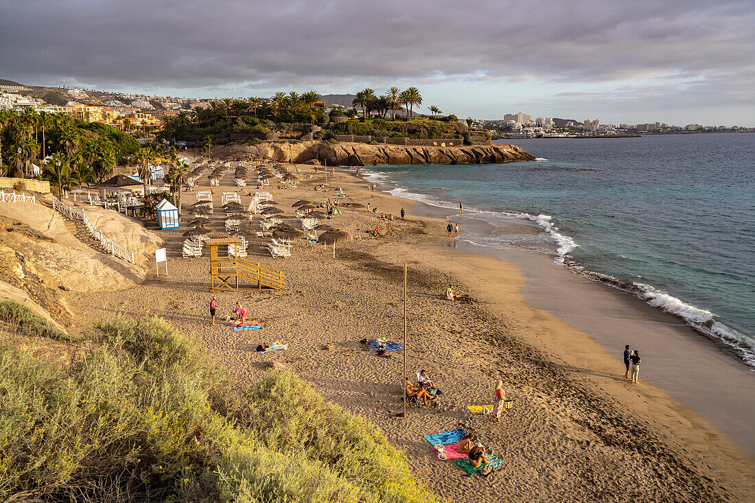 Playa del Duque beach, Costa Adeje, Tenerife, Canary Islands, Spain