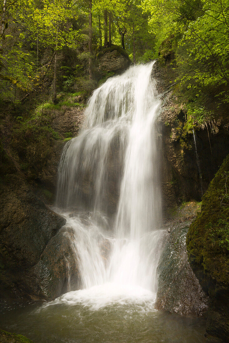 Niedersonthofen Waterfall, Allgäu, Bavaria, Germany