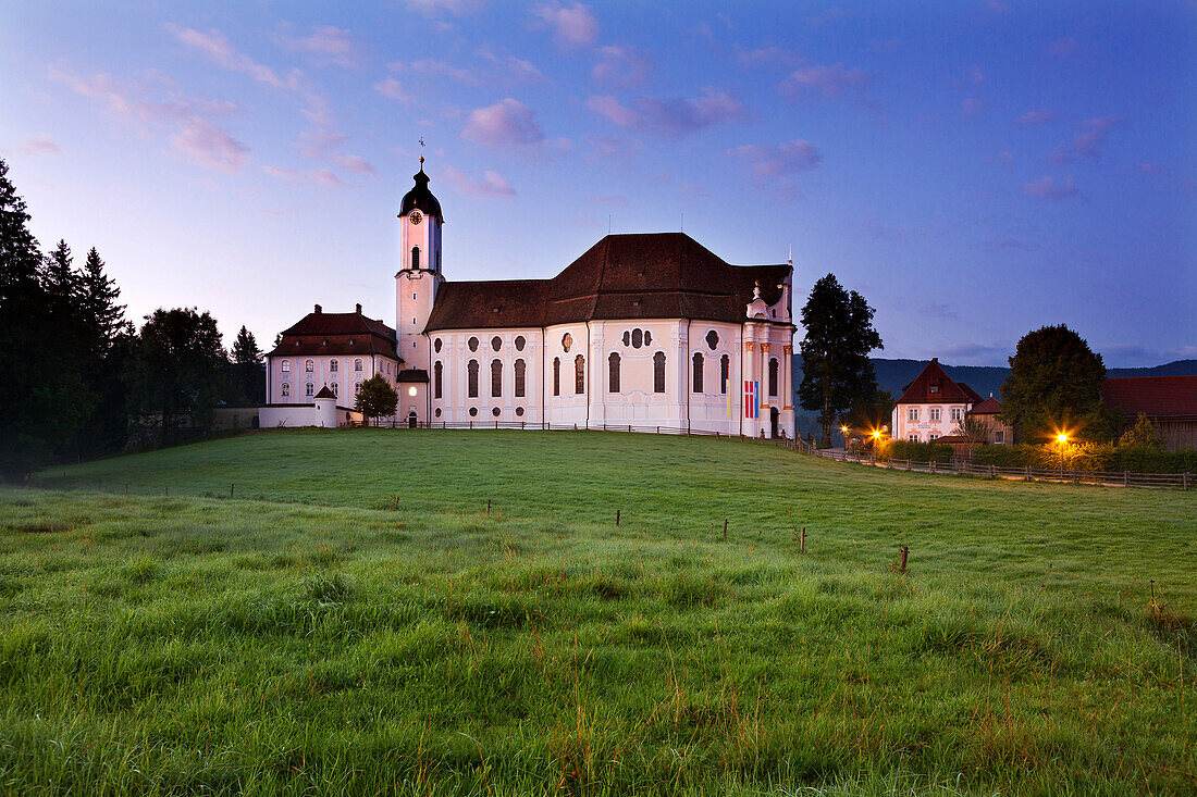 Wieskirche, near Steingaden, Bavaria, Germany