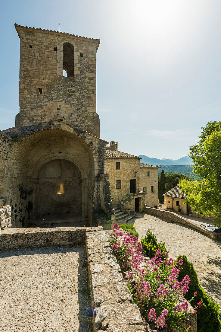 Medieval village, Le Poët-Laval, Le Poet-Laval, Les plus beaux villages de France, Drôme department, Auvergne-Rhône-Alpes, Provence, France