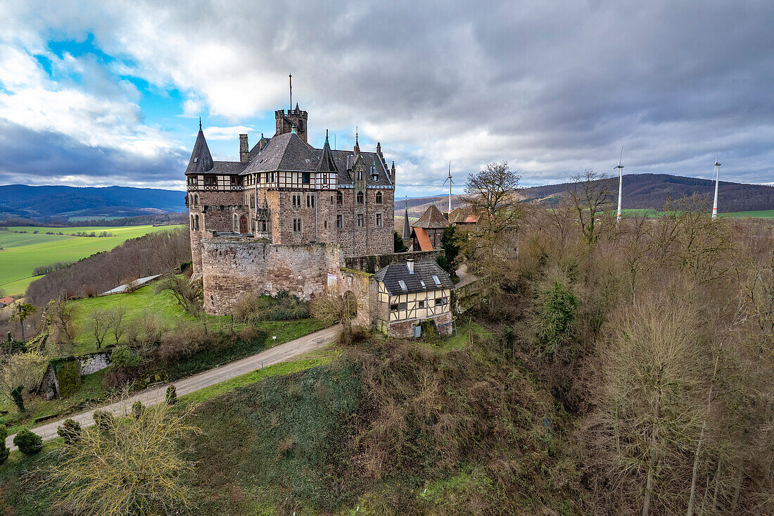 Schloss Berlepsch bei Witzenhausen, Hessen, Deutschland