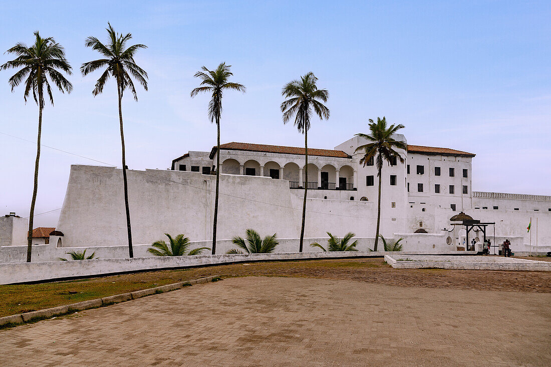 Elmina Castle in Elmina an der Goldküste in der Central Region im Süden von Ghana in Westafrika