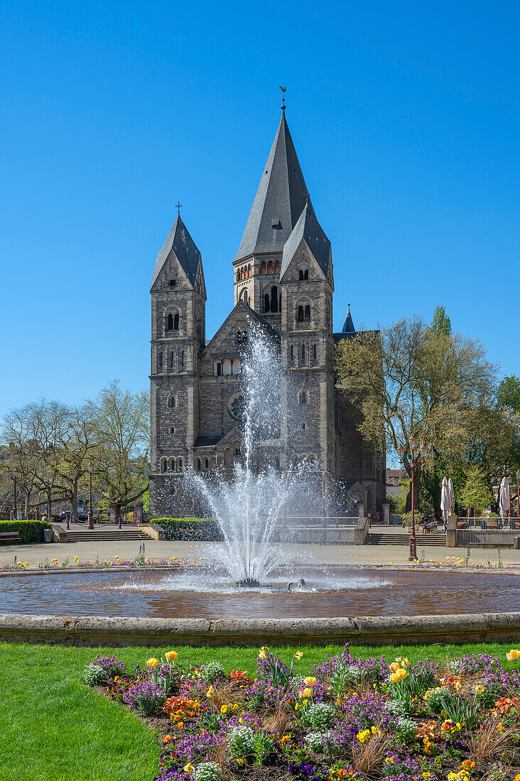 Temple Neuf in Metz, Moselle, Lorraine, Grand Est, Alsace-Champagne-Ardenne-Lorraine, France