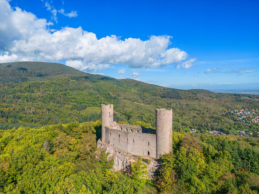 Burg Hoh-Andlau, Château du Haut-Andlau, Andlau, Bas-Rhin, Vogesen, Route des Vins d'Alsace, Elsässer Weinstraße, Grand Est, Frankreich