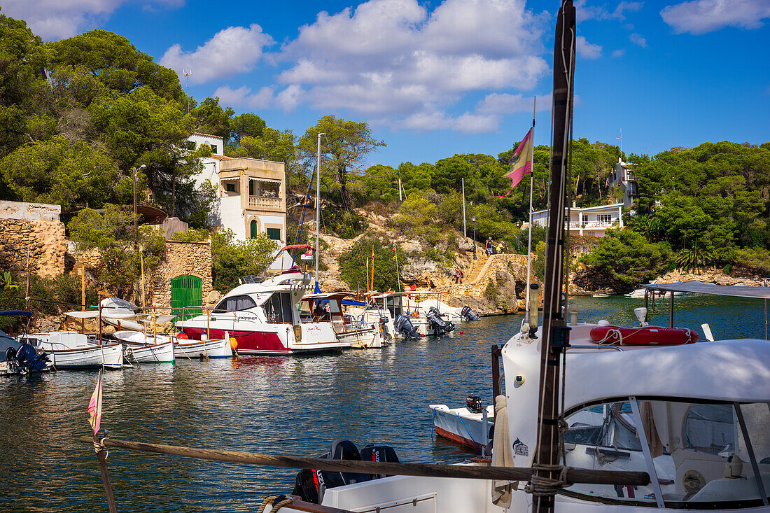 Im Hafen des Fischerdorfes Cala Figuera, Mallorca, Spanien