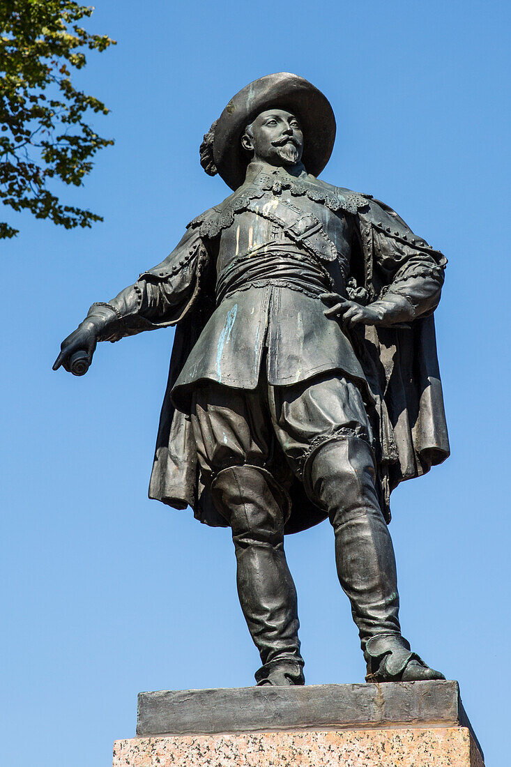 Statue vom Schwedenkönig Gustaf Adolf, Tartu, Estland