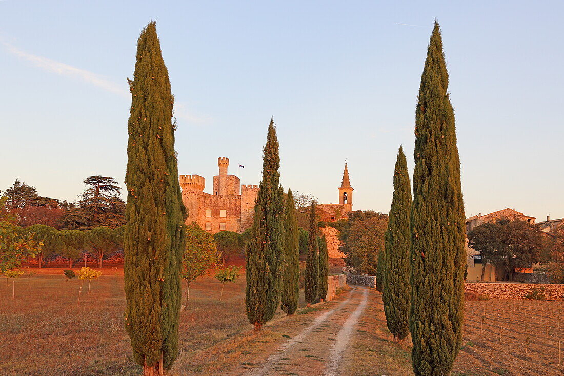 Castle of Pouzilhac, Gard, Occitania, France