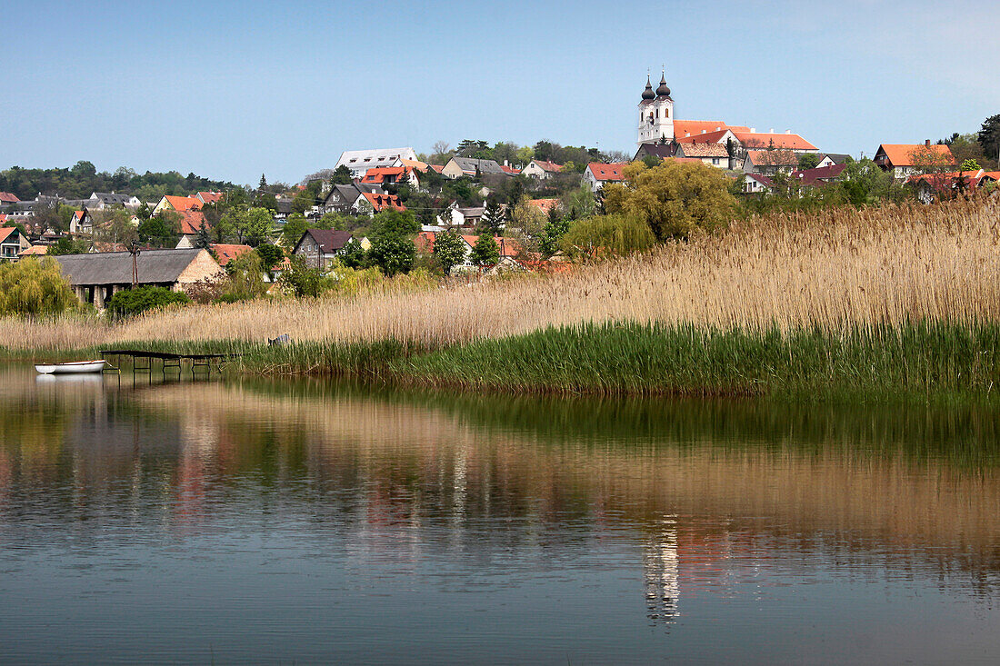 View of Tihany on Lake Balaton, Veszprém County, Hungary