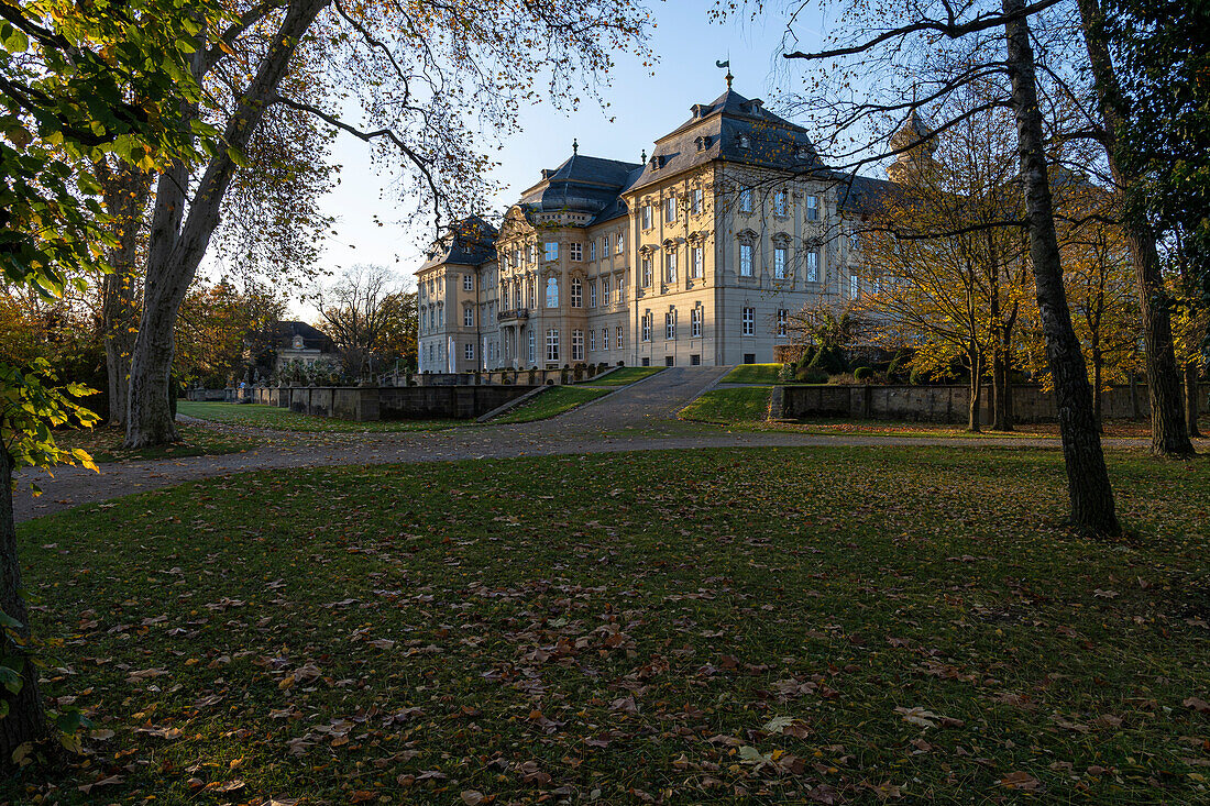 Castle and Castle Park Werneck, Lower Franconia, Bavaria, Germany