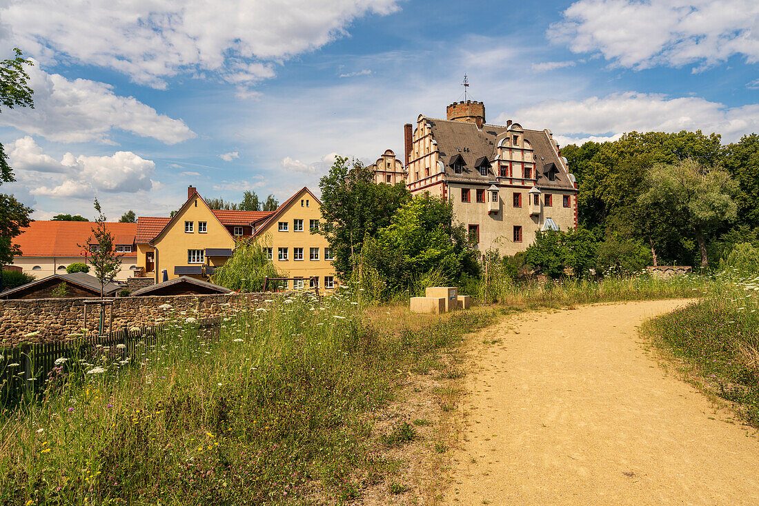 Wasserschloss Windischleuba in Windischleuba, Landkreis Altenburger Land, Thüringen, Deutschland