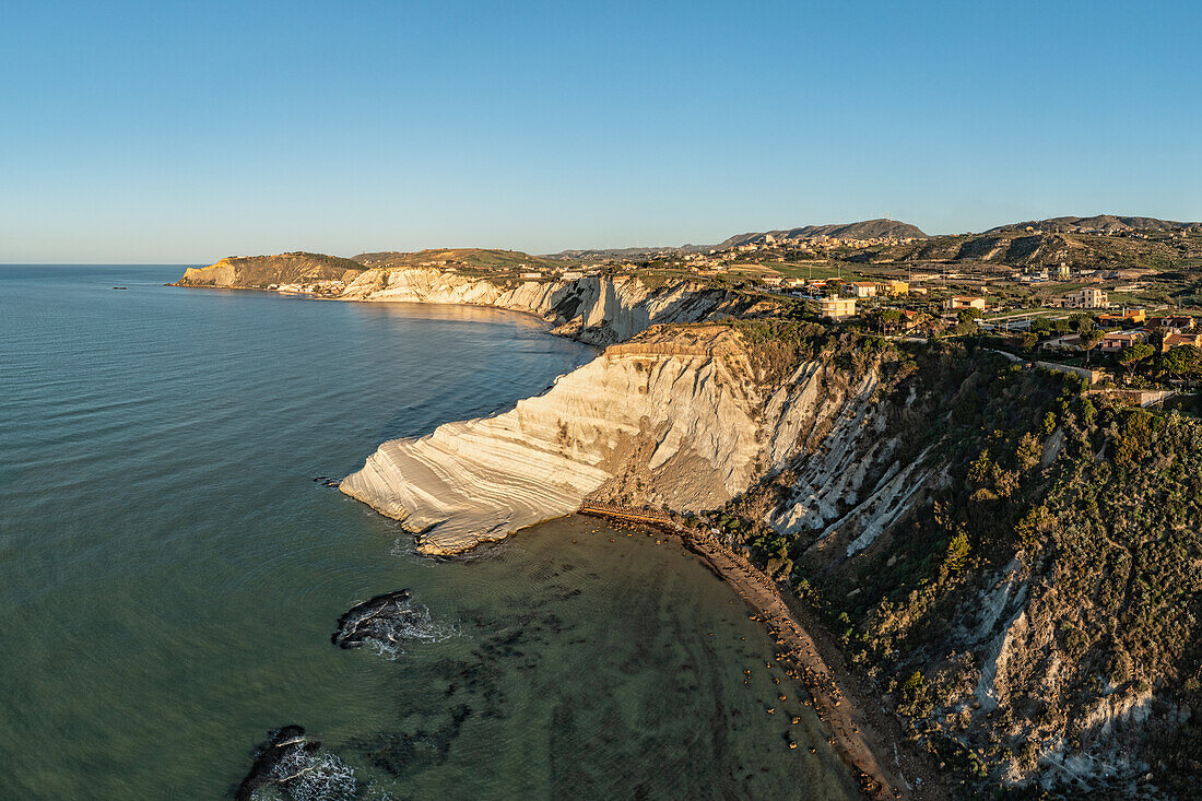 The white beach of Scala dei Turchi, Realmonte, Agrigento, Sicily, Italy, Europe