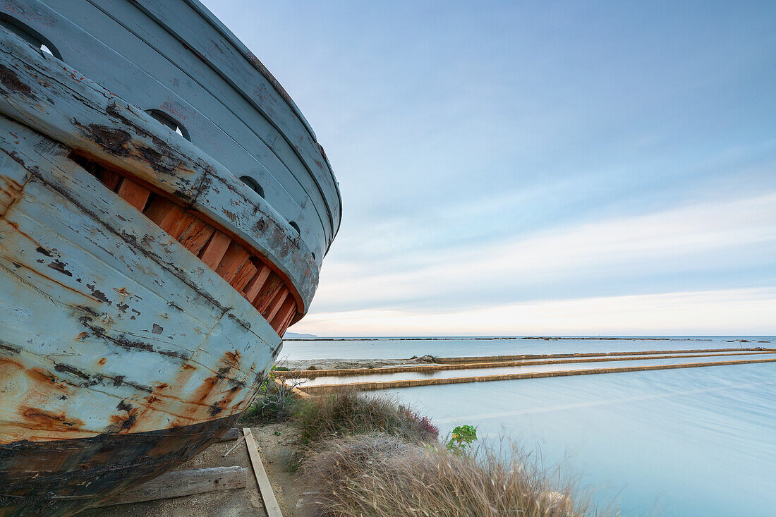 The Saline di Trapani, Torre Nubia, Sicily, Italy, Europe